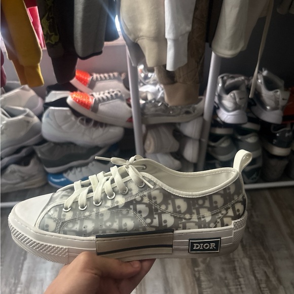 Dior men White and Gray Sneakers